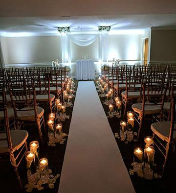 Lucite Columns for Ceremonies - Rental