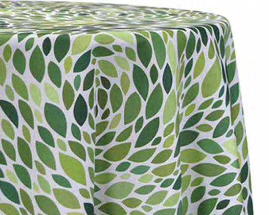 Leaf Swirl Print Overlay Rental