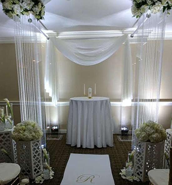 Lucite Columns for Ceremonies - Rental