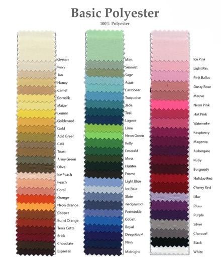 90" Square Tablecloth White and Colors