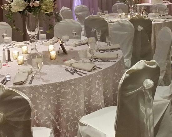 Embroidered 120" Sheer Voile Rental