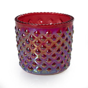 Red Iridescent Votive with Dots - Set of 6 | Gently Used