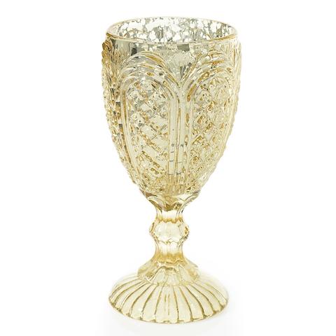 Tall King Mercury Glass Vase