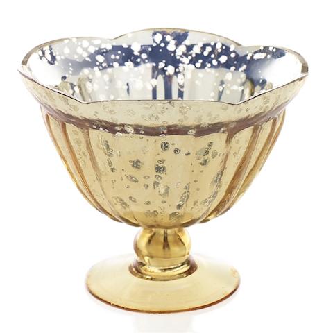 Small Gold Mercury Compote | Gently Used