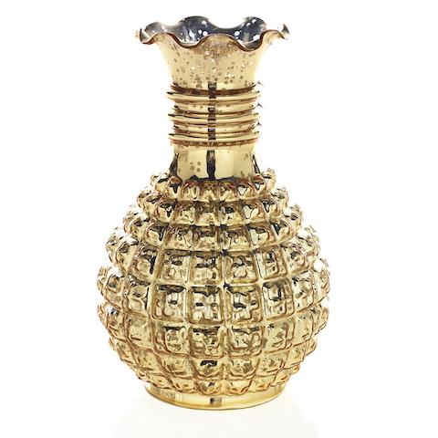 Medium Gold Mercury Vase | Gently Used