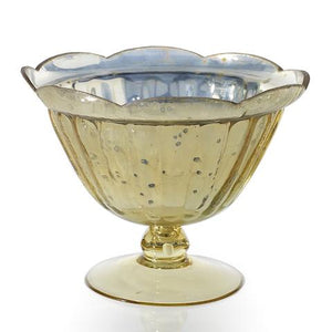 Large Gold Mercury Compote | Gently Used