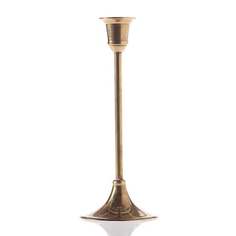 Gold Antique Candlestick 8.25'' | Gently Used