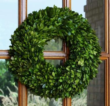 Preserved Boxwood Wreath - 16"