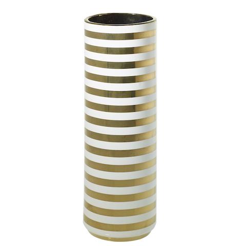 Striped Ceramic Vase | Gently Used