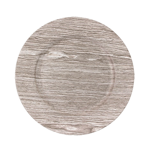 Birch Faux Wood Charger Plates Acrylic Chargers  for Table Setting
