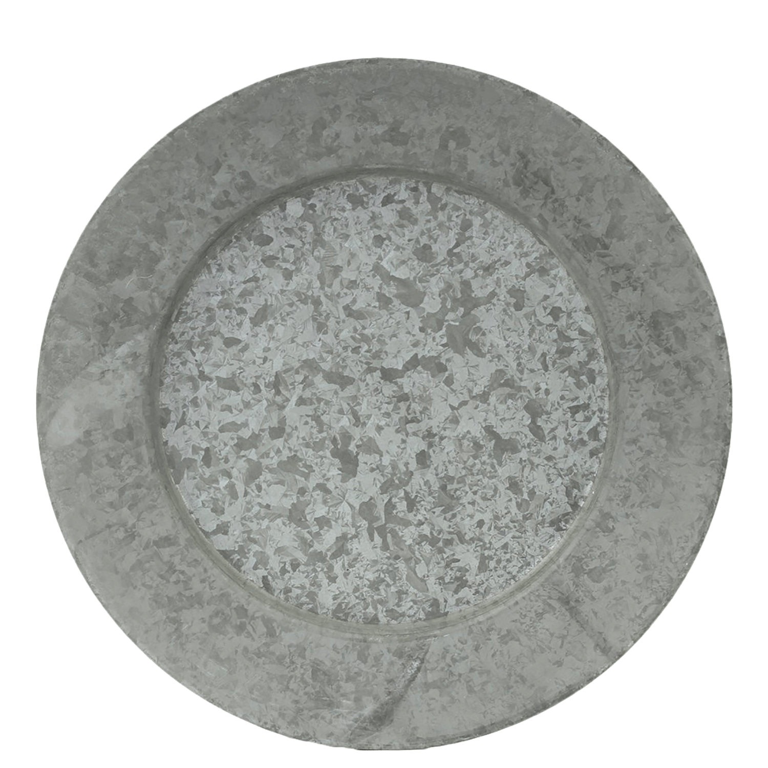 Galvanized charger plates