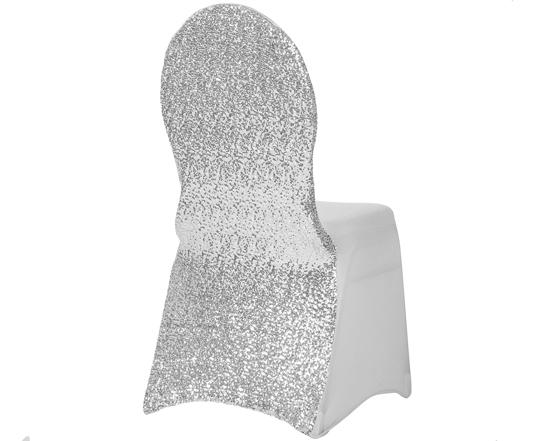 Sequin with Color Options Chair Cover Rental