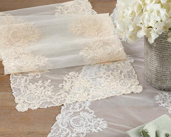 Lace Embroidered Runner