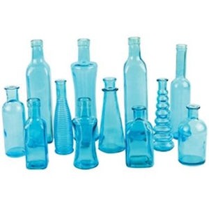 Blue Vintage Bottle Collection