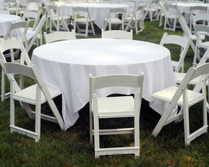 72" Square Tablecloth White and Colors