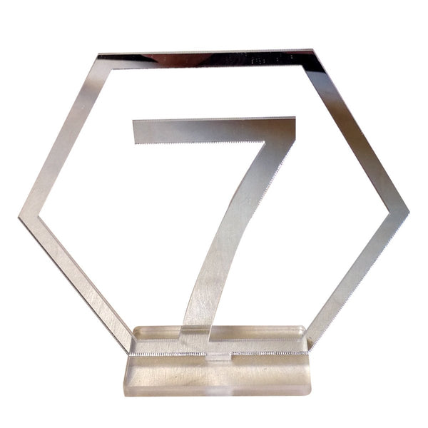 Table Numbers 1-20 with Stand - Silver or Gold